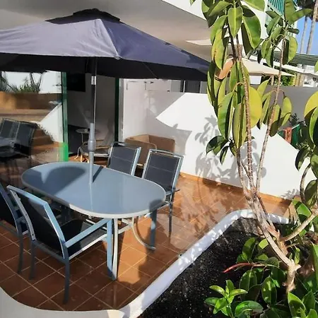 Lanzarote-beach-apartment, Cucharas Beach, -- 1 Minute Walk From Main Square, 35 Meters From